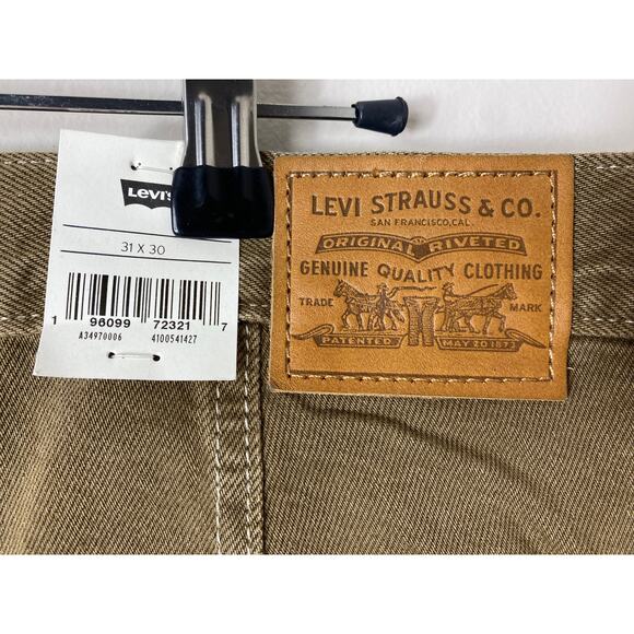 LEVI’S JEANS BAGGY UTILITY ESPRESSO BROWN CARGO SLOUCHY STRAIGHT LEG DENIM - Picture 9 of 13